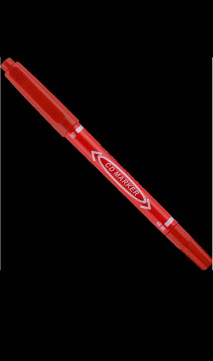 ปากกาเขียนซองไปรษณีย์-ปากกากันน้ำ-2-หัว-ปากกาเขียนcd-ปากกาmarker