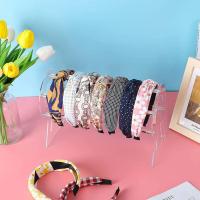 Headband Holder Clear Headband Organizer Acrylic Hair Rack Display Hoop Holder And Girls Stand Hairband For Women Q9T5