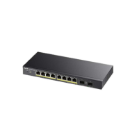 Zyxel 8 port GbE Smart Managed PoE Switch with GbE Uplin( GS1900-10HP )