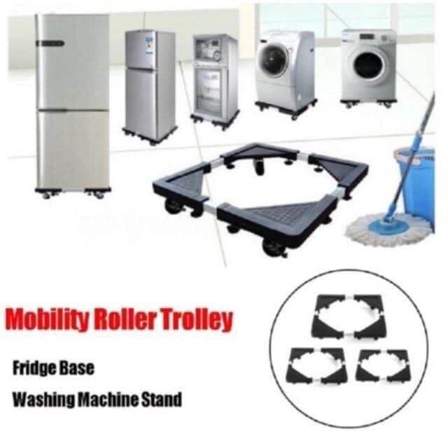 HEAVY APPLIANCE Wheels Mobility Roller Trolley Washing Machine Stand ...