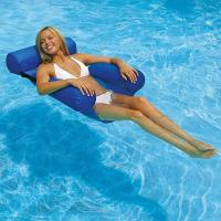 New Foldable Water Inflatable Floating Bed Backrest Float Water Floating Chair Recliner Water Hammock OUTUP