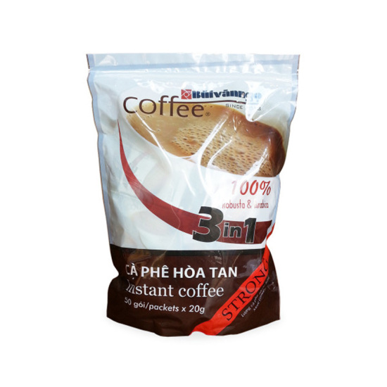 Cà phê hòa tan 3 trong 1 strong aromil 1kg bùi văn ngọ coffee - bao bì mới - ảnh sản phẩm 5