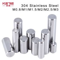 KERE 100Pcs M0.8/M1/M1.5/M2/M2.5/M3 304 Stainless Steel Positioning Cylindrical 3-60mm Non-Standard Size Locat Parallel Pin