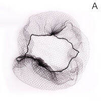 Woutong อุปกรณ์เสริมตาข่ายยางยืดหยุ่นได้สำหรับทั้งชายและหญิง,เน็ตผมไนลอนแบบนุ่มล่องหน10ชิ้น
