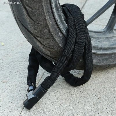 ∏■ Bicycle Chain Lock Anti-Theft Mountain Bike Chain Bar Security Lock Mountain Road Bicycle Padlock Waterproof Bike Accessories