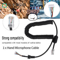 【มีของพร้อมส่ง】COD Updated Version For YAESU 6 Pin Hand Microphone Cable With Magnetic Ring Accessories