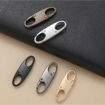 5pcs Leather Zipper Pull Puller Replacement Zip Slider Heads