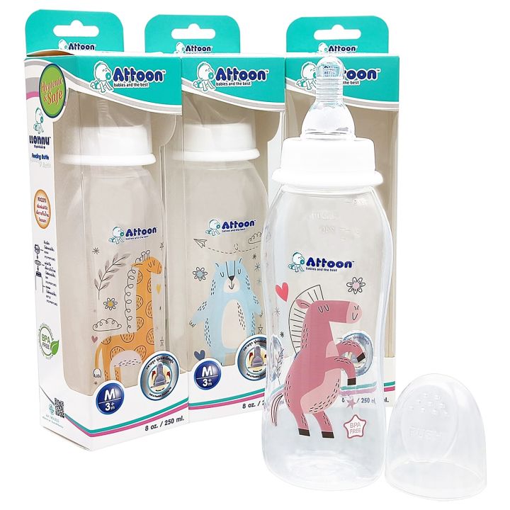 attoon-แอทตูน-ขวดนม-รุ่น-bright-hygienic-safe-แพค-1-ขวด