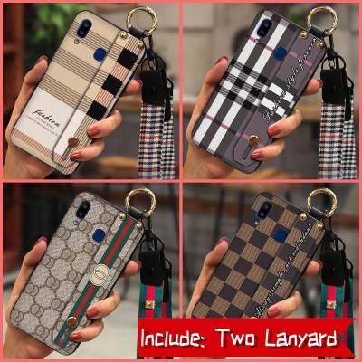 cute Dirt-resistant Phone Case For Samsung Galaxy A30/A20/M10s Simple armor case Soft Plaid texture protective TPU New