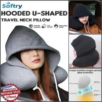 Hooded Travel Neck Pillow