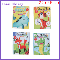 Fanzi 4ชิ้น1:12บ้านตุ๊กตาออกกำลังกายโน้ตบุ๊คกระดาษหนังสือแต่งบ้านตุ๊กตา