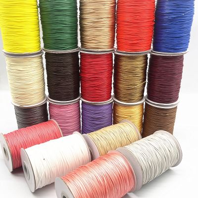 NEW 0.8mm 10meters Waxed Cord String Strap Necklace Rope Beads for Jewelry Making DIY Handmade Bracelet