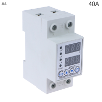 JIA 1ชิ้นสามารถปรับแรงดันไฟฟ้าได้ภายใต้แรงดันไฟฟ้ารีเลย์63A 40A 220V การป้องกันกระแสเกินจอแสดงผลดิจิตอล