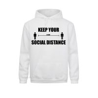 Keep Your Social Distance Harajuku Hoodies Men Casual Kawaii Swea HipHop Streetwear Sportswear Men Top Clothing Shirt Size XS-4XL