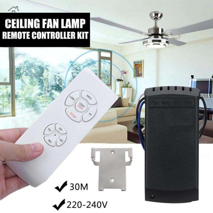 Ceiling Fan Lamp Remote Controller Kit Timing Wireless Intelligent