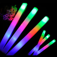 90120 PcsLot Colorful LED Foam Stick Glow Sticks Cheer Tube RGB LED Glow in the Dark Light for Party Festival Bulk