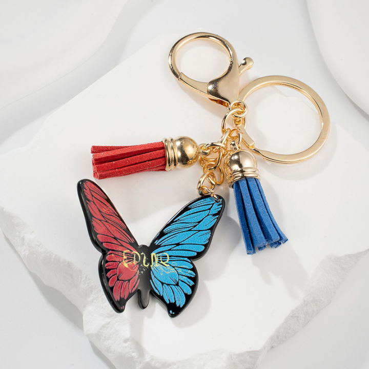 butterfly-pendant-keychain-pendant-flower-pendant-keychain-pendant-flower-keychain-dropping-oil-butterfly-keychain-key-chain