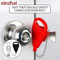 【LZ】◇♙  New Anti-theft Chain Door Stopper Household Door Anti-theft Lock Buckle Safety Lock Door Latch Portable Door Lifter