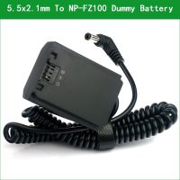 5.5x2.1 to NP-FZ100 5.5X2.1 To AC-FZ100 DC Coupler Power Connector NP-FZ100 Dummy Battery For Sony A7RM4 A7s III A7SM3 A7 IV A7M4 A9 A9 II A9M2 FX3