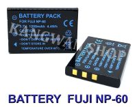 (แพ็คคู่ 2 ชิ้น) FNP-60 / FNP60 / NP60 / NP-60 แบตเตอรี่สำหรับกล้องฟูจิ Camera Battery For Fujifilm FinePix F601,F401,F402,M603,F410,F440,F450,F455 BY JAVA STORE