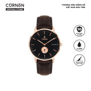Đồng hồ nam Curnon Kashmir Dapper dây da cao cấp