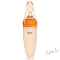 【hot sale】 ♨﹊ C01 [Store treasure]Baby fruit rice paste bottle kids infant silicone squeeze Training Feede Baby Soft Feeding Tool rice paste bottle Spoon Bottles