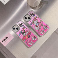 การ์ตูนน่ารักแฟชั่นขับ3มิติรูปแมว KT เมโลดี้สำหรับ IPhone 14 13 12 Pro Max เพื่อเคสโทรศัพท์ที่สร้างสรรค์