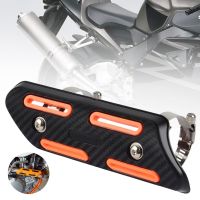Exhaust Heat Shield Universal Motorcycle Motorbike Exhaust Pipe Heat Shield Cover Guard Protector