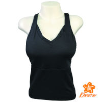 Tank Top เสื้อกล้ามพร้อมบรา Kinare #Fits รุ่นTT2006 สีดำ