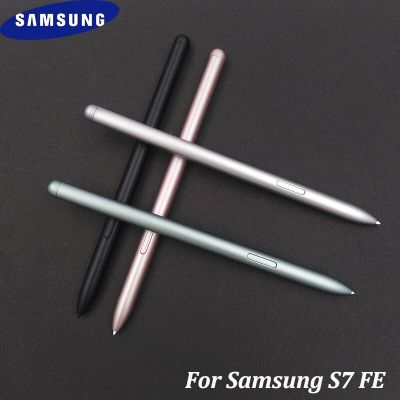 ปากกา S7 FE Stylus S ของแท้สำหรับ Galaxy S7พัดลม SM-T735 T733 SM T970 T875โทรศัพท์มือถือหน้าจอสัมผัสปากกามีโลโก้ J76