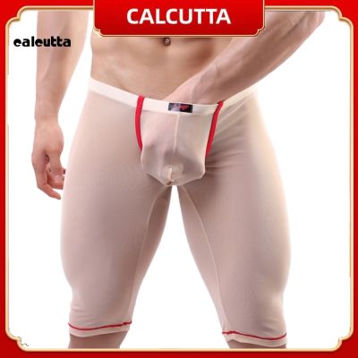 [calcutta] ชุดนอน กางเกงขาสั้น ซีทรู ความยาวถึงเข่า เซ็กซี่ สําหรับผู้ชาย