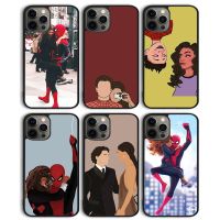 【 AN boutique 】 Tom Holland และ Zendaya เคสโทรศัพท์สำหรับ iPhone 5 SE 2020 6 7 8 Plus X XR XS 11 12 13 Pro Max Samsung Galaxy S8 S9 S10