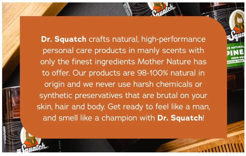  Dr. Squatch Natural Deodorant for Men – Odor