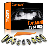 Zoomsee ภายใน LED Light Kit สำหรับ Audi A5 S5 RS5 8TA 8T3 B9 Sportback Coupe 2007-2015 2016 2017รถหลอดไฟโดม Trunk Canbus