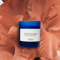 Organic Scented Candle by Mixture Matters - ‘Active Sunday’ เทียนหอมขี้ผึ้งออแกร์นิค