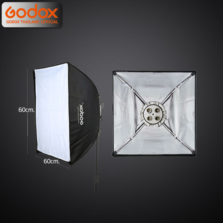 godox-tl-4-with-softbox-60-60-cm-สตูดิโอ-วิดีโอรีวิว-live-วิดีโอ-ถ่ายรูปติดบัตร
