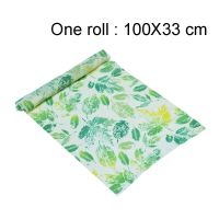 【DT】 hot  100x33cm Beeswax Food Wrap Reusable Eco-friendly Sustainable Seal Silicone Tree Resin Plant Oils Storage Snack Wraps