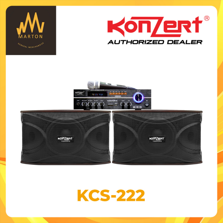 Konzert KCS222 Karaoke Amplifier with 8 Inches Speaker Bluetooth
