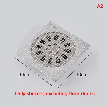 5pcs Disposable Shower Hair Catcher, Drain Sticker For Anti-clogging,  Drainage Hose Adapter, Shower Drain Hair Catcher, Hair Net Sticker For Drain,  Bathroom Accessories, Bathroom Tools