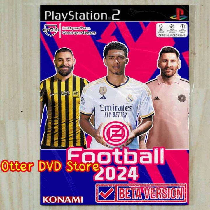 Kaset Game Ps2 Ps 2 Efootball Pes 2024 Beta Version Lazada Indonesia