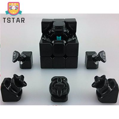 Tstart ของเล่นรูปมังกร Thinkmax,ของเล่นสำหรับผู้ใหญ่ปลดล็อกลูกบาศก์มายากล Kong Mingsuo แฟนซีของเล่นเด็กปฐมวัย (สีดำ)