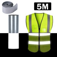 5M Reflective Strip Sticker Heat Transfer Reflective Tape for DIY Clothing Bags Shoes Ironing Safety Clothing Supplies 2-5cm