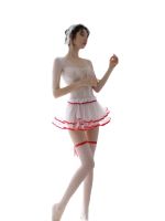 Erotic Lingerie Role Play Bridal Game Sexy Mesh Transparent Bridal Dress Wedding Nightdress Uniform Temptation Sexy Lingerie