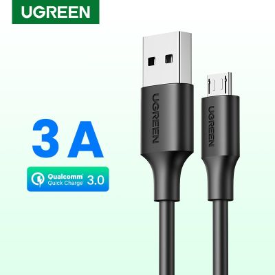 UGREEN Micro USB Cable 3A Fast Charging USB Charger Cable Mobile Phone Charging Cable for Xiamo Huawei HTC Android USB Wire Cables  Converters