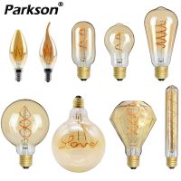 [HOT QQZIWWUJJWG 104] Retro Edison E27 E14หลอดไฟ LED 220V เพชร Love ST64 A60 G80 G95 G125 T185แก้วหลอดไฟสำหรับโคมไฟตกแต่งบ้าน