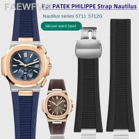 ดั้งเดิม2023☾♘ตัวต่อสายนาฬิกาข้อมือยาง25X1 3มม. สำหรับ Patek Philippe Nautilus 5711 5726 5712กรัม5980สายรัดข้อมือสำหรับผู้ชายสายนาฬิกาซิลิโคน