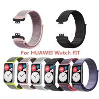 【คุณภาพสูง】สายนาฬิกาไนลอนทอ สำหรับ Huawei Watch FIT