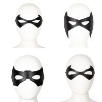 Kids Bat Superhero Night Knight Grayson Cosplay Nightwing Costume For Children Halloween Masquerade Eye Mask Accessories