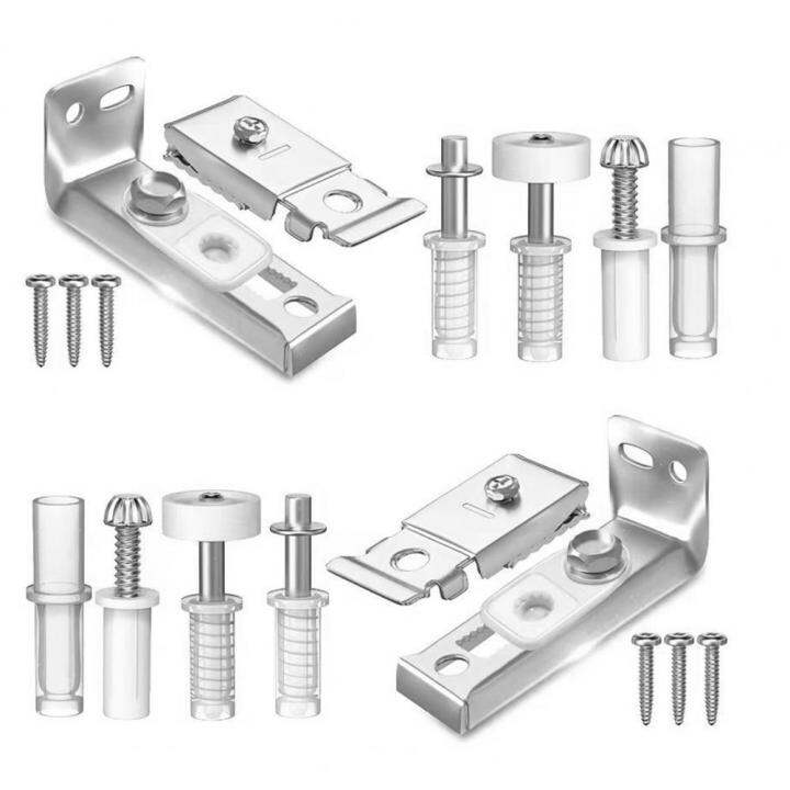 hard-anti-rust-door-hardware-bi-fold-sliding-closet-barn-door-hardware-kit-silver-color-door-hinges-home-supply-door-hardware-locks