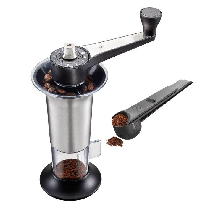 GEFU Coffee grinder LORENZO & coffee scoop MORENO ชุดเครื่องบดกาแฟและ